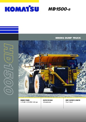 Merevvázas dömperek Komatsu HD1500-8