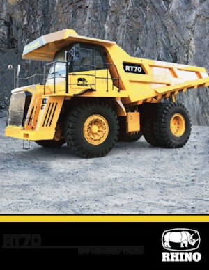 Merevvázas dömperek RHINO RT70