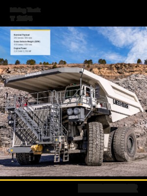 Merevvázas dömperek Liebherr T 264