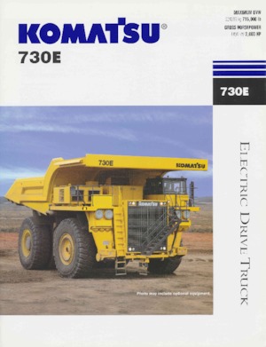 Merevvázas dömperek Komatsu 730E