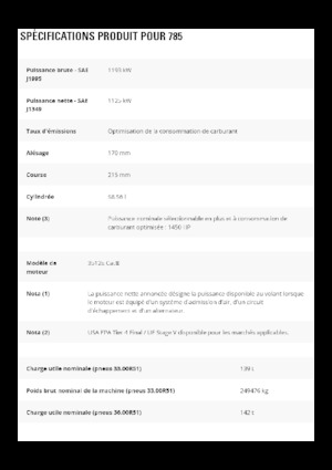 Merevvázas dömperek Caterpillar 785