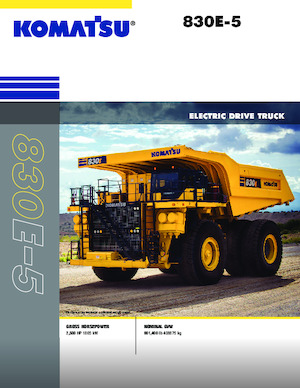 Merevvázas dömperek Komatsu 830-E