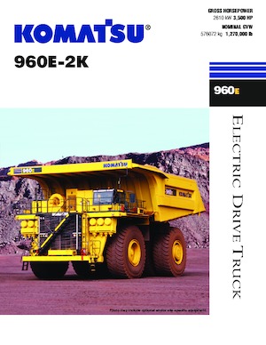 Merevvázas dömperek Komatsu 960E-2K