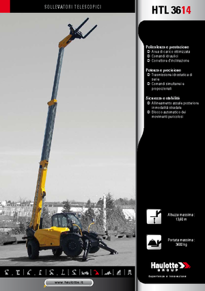 Teleszkópos rakodók Haulotte HTL3614