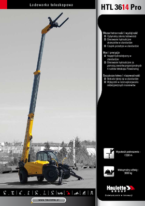 Teleszkópos rakodók Haulotte HTL3614
