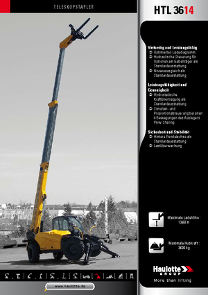 Teleszkópos rakodók Haulotte HTL3614