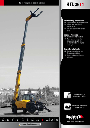 Teleszkópos rakodók Haulotte HTL3614