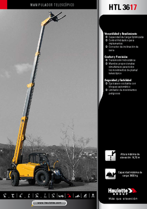 Teleszkópos rakodók Haulotte HTL3617