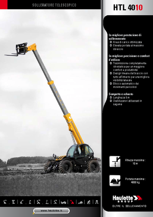 Teleszkópos rakodók Haulotte HTL4010