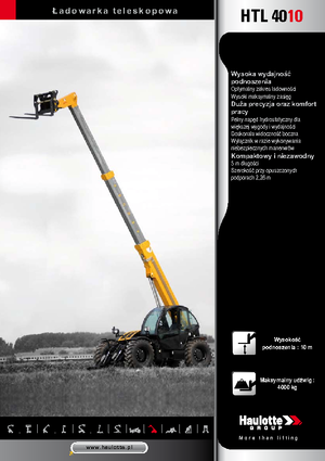 Teleszkópos rakodók Haulotte HTL4010
