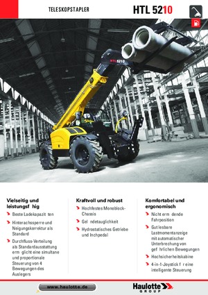 Teleszkópos rakodók Haulotte HTL5210