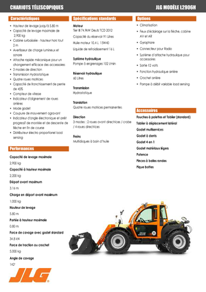 Teleszkópos rakodók JLG L 2906 H