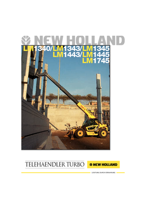 Teleszkópos rakodók New Holland LM 1745 turbo