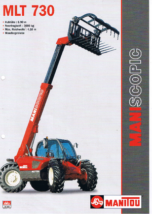 Teleszkópos rakodók Manitou MLT 730 T