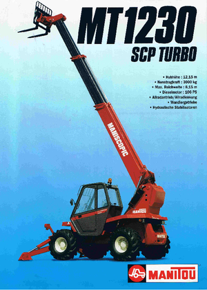 Teleszkópos rakodók Manitou MT 1230 SCP