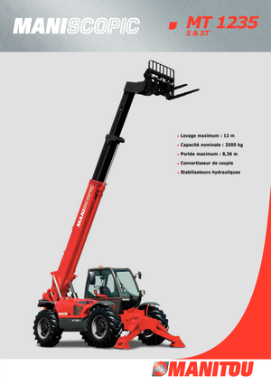 Teleszkópos rakodók Manitou MT 1235 S