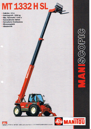 Teleszkópos rakodók Manitou MT 1332 H S-L-T