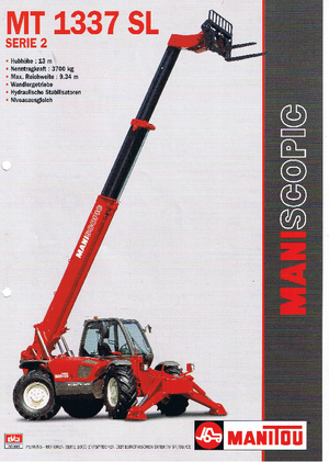 Teleszkópos rakodók Manitou MT 1335 SL