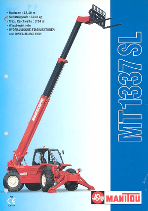 Teleszkópos rakodók Manitou MT 1337 SL