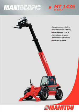 Teleszkópos rakodók Manitou MT 1435 SL