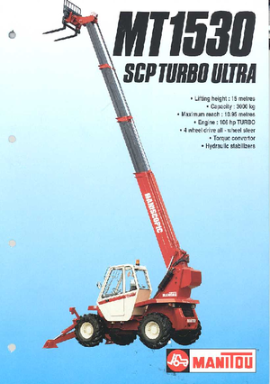 Teleszkópos rakodók Manitou MT 1530 SCP-TU