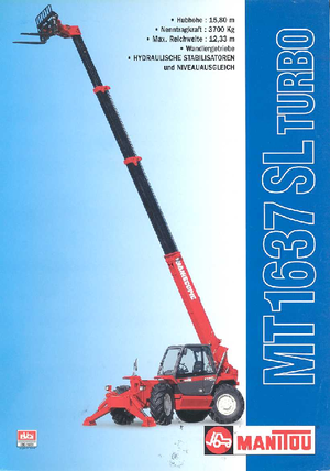 Teleszkópos rakodók Manitou MT 1637 SLT