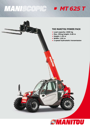 Teleszkópos rakodók Manitou MT 625 T