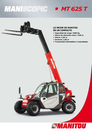 Teleszkópos rakodók Manitou MT 625 T
