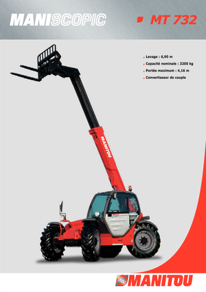 Teleszkópos rakodók Manitou MT 732