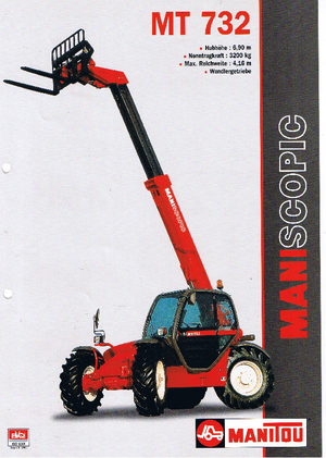 Teleszkópos rakodók Manitou MT 732