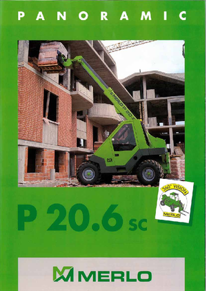 Teleszkópos rakodók Merlo P 20.6 SC