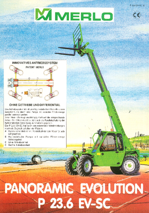 Teleszkópos rakodók Merlo P 23.6 EV