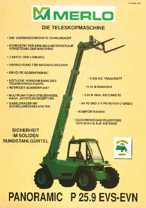 Teleszkópos rakodók Merlo P 25.9 EVS
