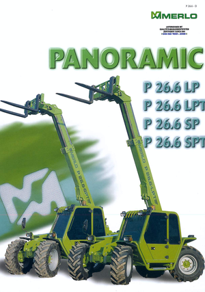 Teleszkópos rakodók Merlo P 26.6 LPT/SPT