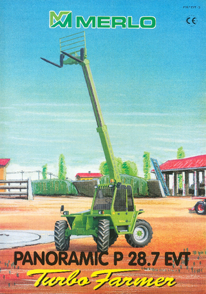 Teleszkópos rakodók Merlo P 28.7 EVT