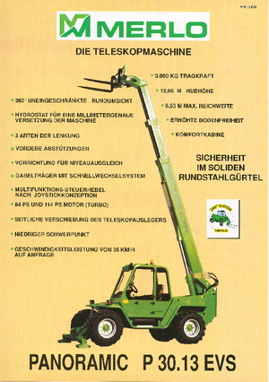 Teleszkópos rakodók Merlo P 30.13 EVS