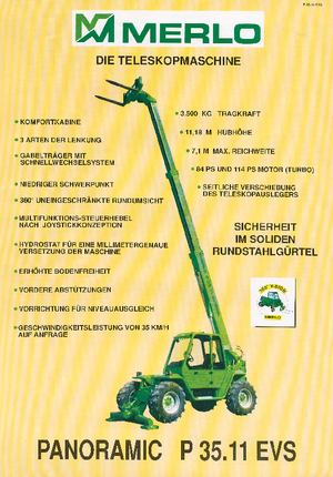 Teleszkópos rakodók Merlo P 35.11 EVS