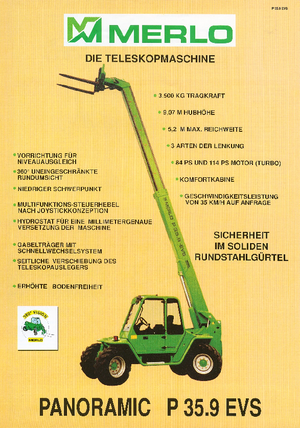Teleszkópos rakodók Merlo P 35.9 EVS