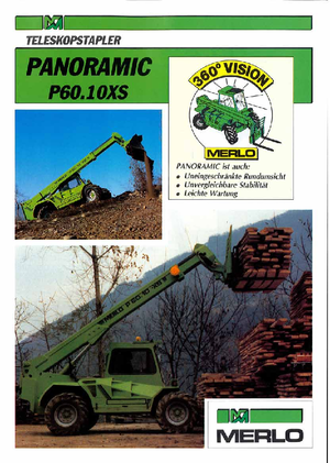 Teleszkópos rakodók Merlo P 60.10 XS