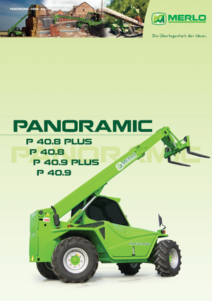 Teleszkópos rakodók Merlo Panoramic P 40.9 Plus