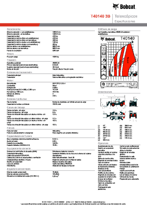 Teleszkópos rakodók Bobcat T40140 IIIB
