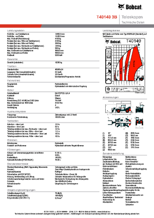 Teleszkópos rakodók Bobcat T40140 IIIB