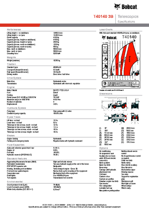 Teleszkópos rakodók Bobcat T40140 IIIB