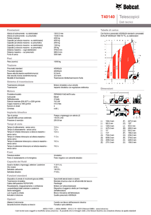 Teleszkópos rakodók Bobcat T 40140