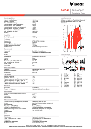 Teleszkópos rakodók Bobcat T 40140
