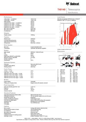 Teleszkópos rakodók Bobcat T 40140