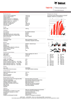 Teleszkópos rakodók Bobcat T 40170