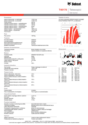 Teleszkópos rakodók Bobcat T 40170