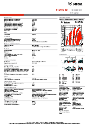 Teleszkópos rakodók Bobcat T40180 IIIB