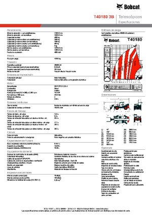 Teleszkópos rakodók Bobcat T40180 IIIB